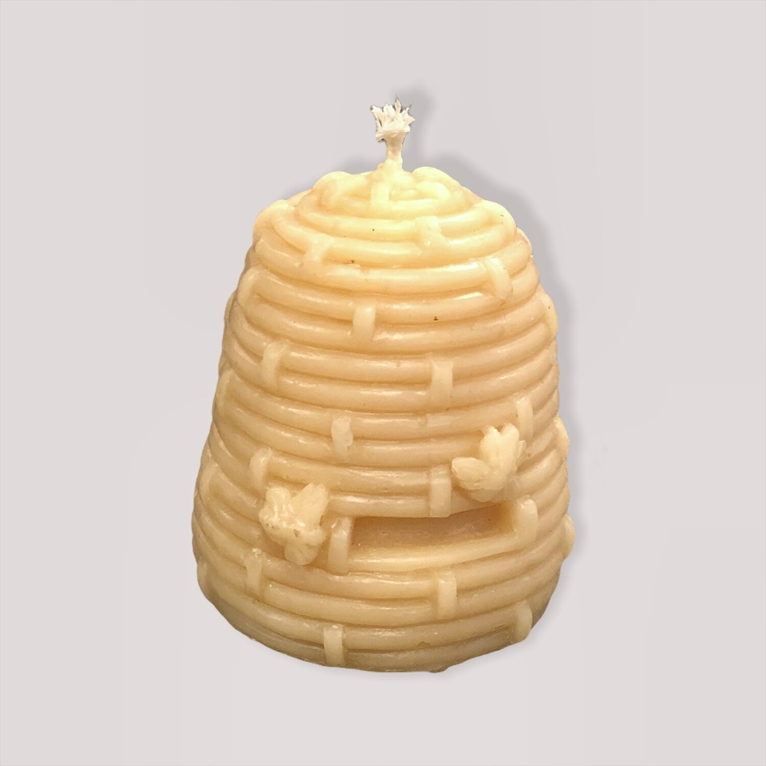 Large Bee Skep Candle