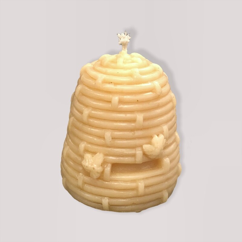 Large Bee Skep Candle