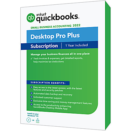 QuickBooks Pro Plus 2022 - 1 User