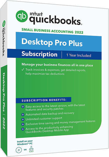 QuickBooks Pro Plus 2022 - 1 User