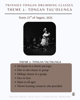TWINNIES TONGAN TAU'OLUNGA CLASSES PACKAGE  1