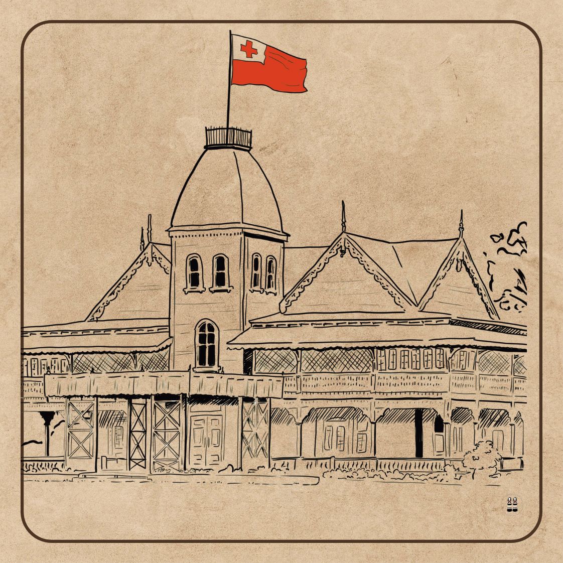 TWINNIES TONGAN COASTER