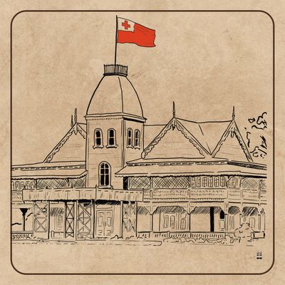 TWINNIES TONGAN COASTER