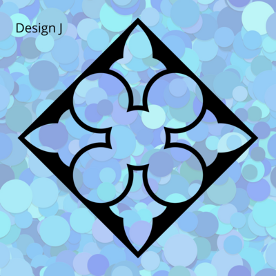 Single Decal - DISCONTINUED DESIGN J