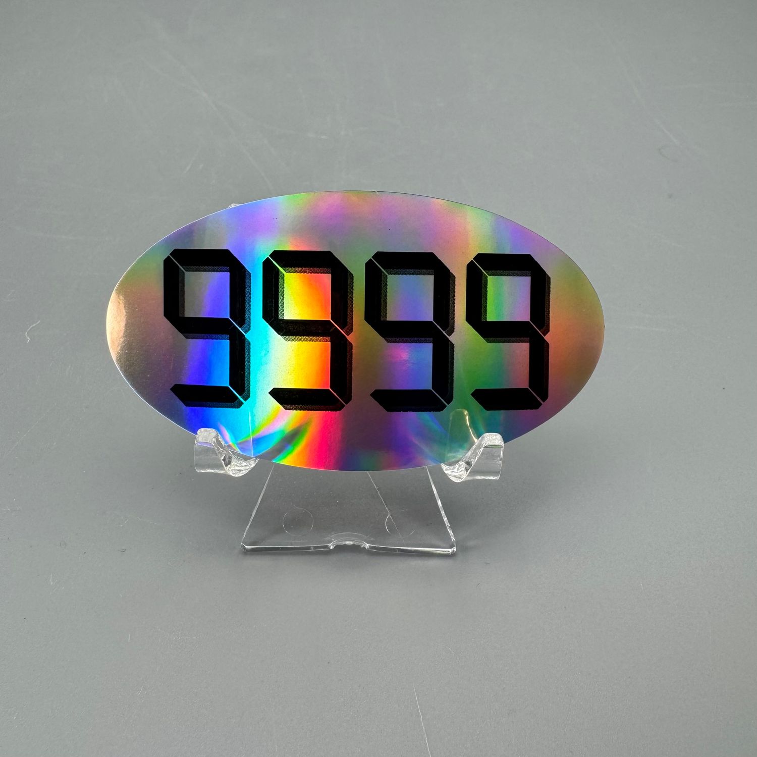 Vinyl Sticker — 9999