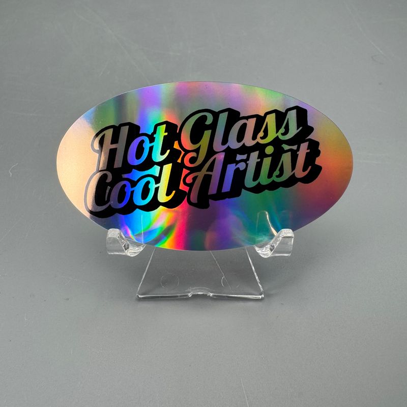 Vinyl Sticker — Hot Glass Cool Artist