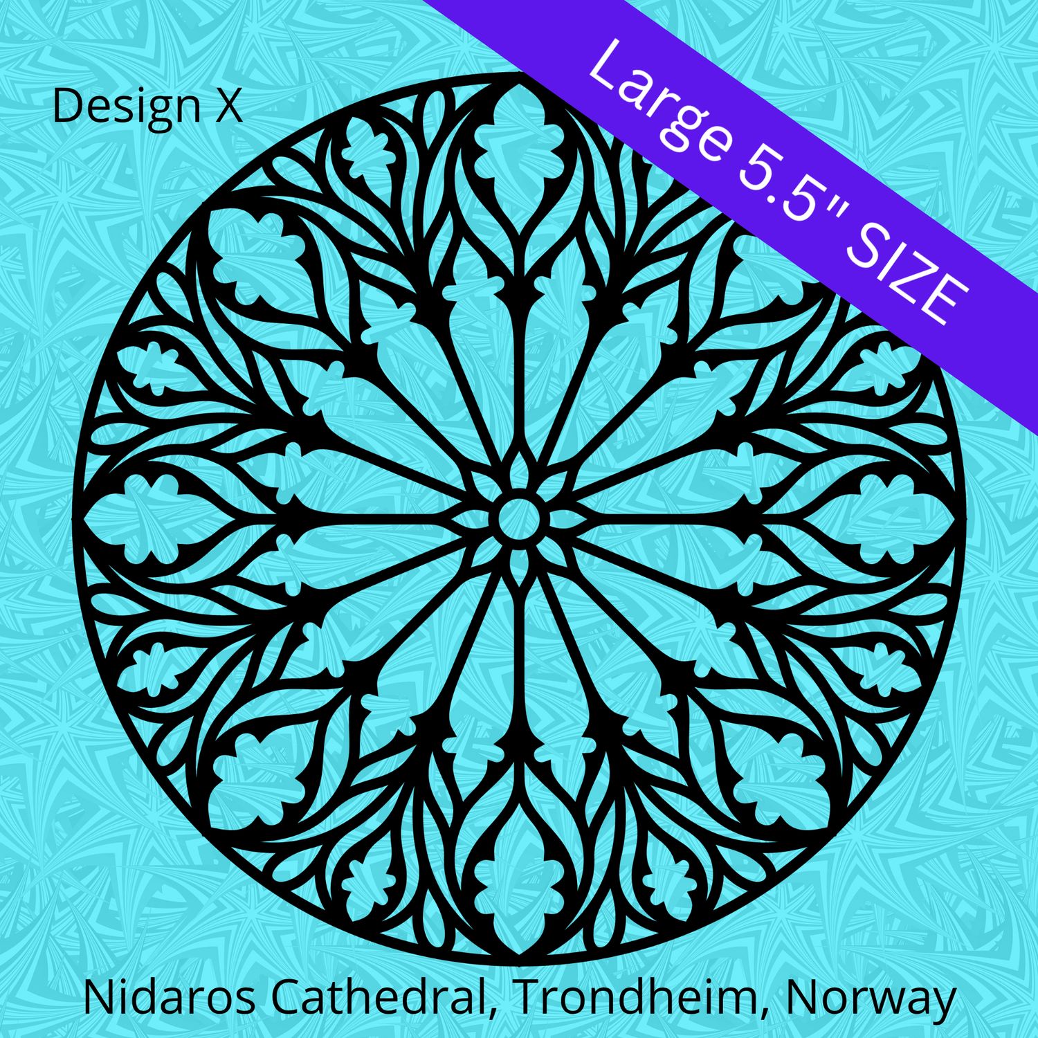 Single Decal - DESIGN X (5.5" size)