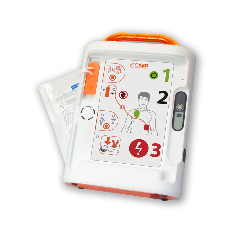 Defibrillator ECO-AED semi, halbautomatischer AED