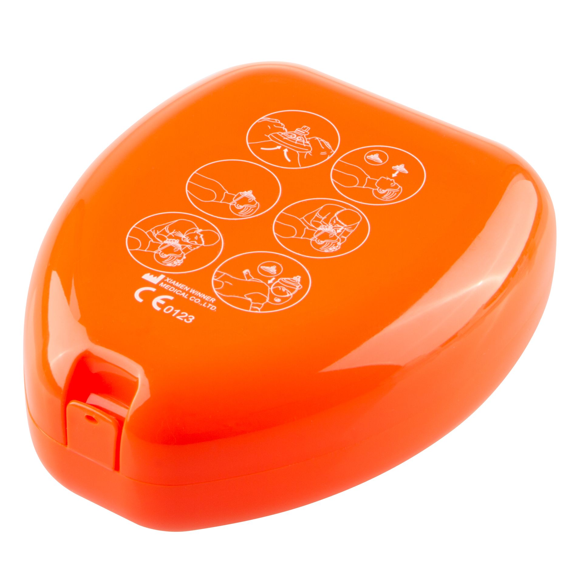 Taschenbeatmungsmaske CPR Pocket Mask mit Hartschalenbox