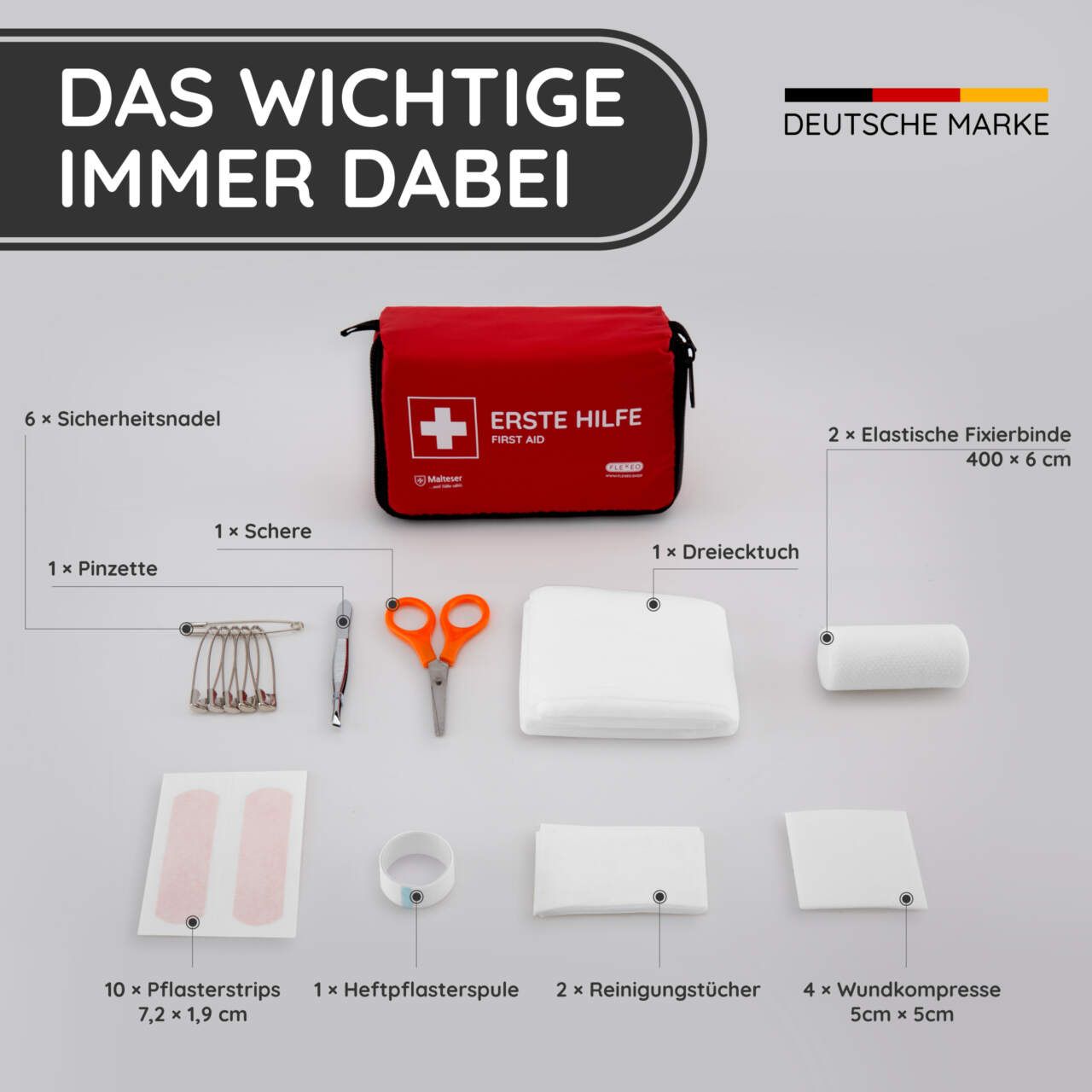 Erste-Hilfe-Set ,,Adventure'', Mini-Format, 29-teilig