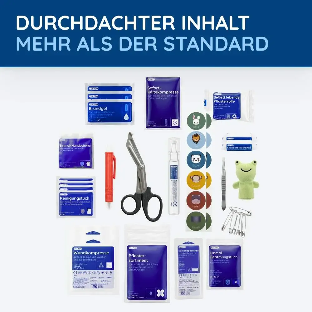 Erste-Hilfe-Set für Kinder, 76-teilig