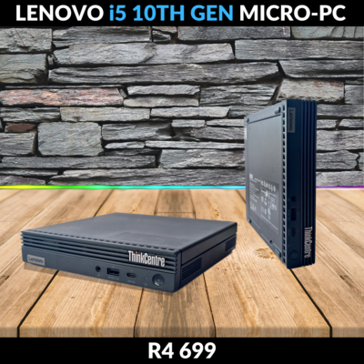Lenovo i5 10500T, 8GB RAM, 256GB M.2 SSD