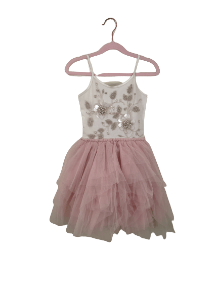 Cream & Pink Dress
