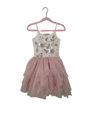 Cream & Pink Dress