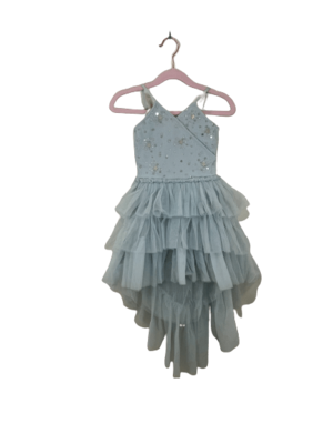 Pale Blue High Low Tulle dress