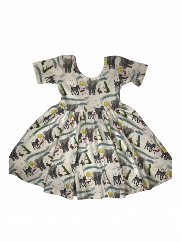 AND THEY ASKED FOR YOU ORGANIC COTTON TWIRL DRESS