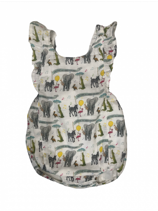 AND THEY ALL ASKED FOR YOU ORGANIC MUSLIN SUNSUIT