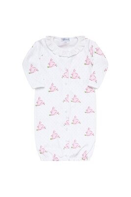 Pink Bunny Baby Converter Gown