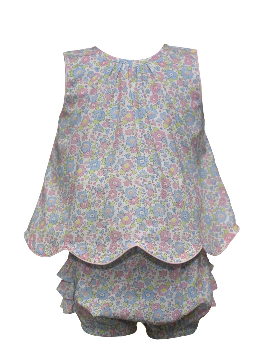 Floral Scallop Swing Top Set