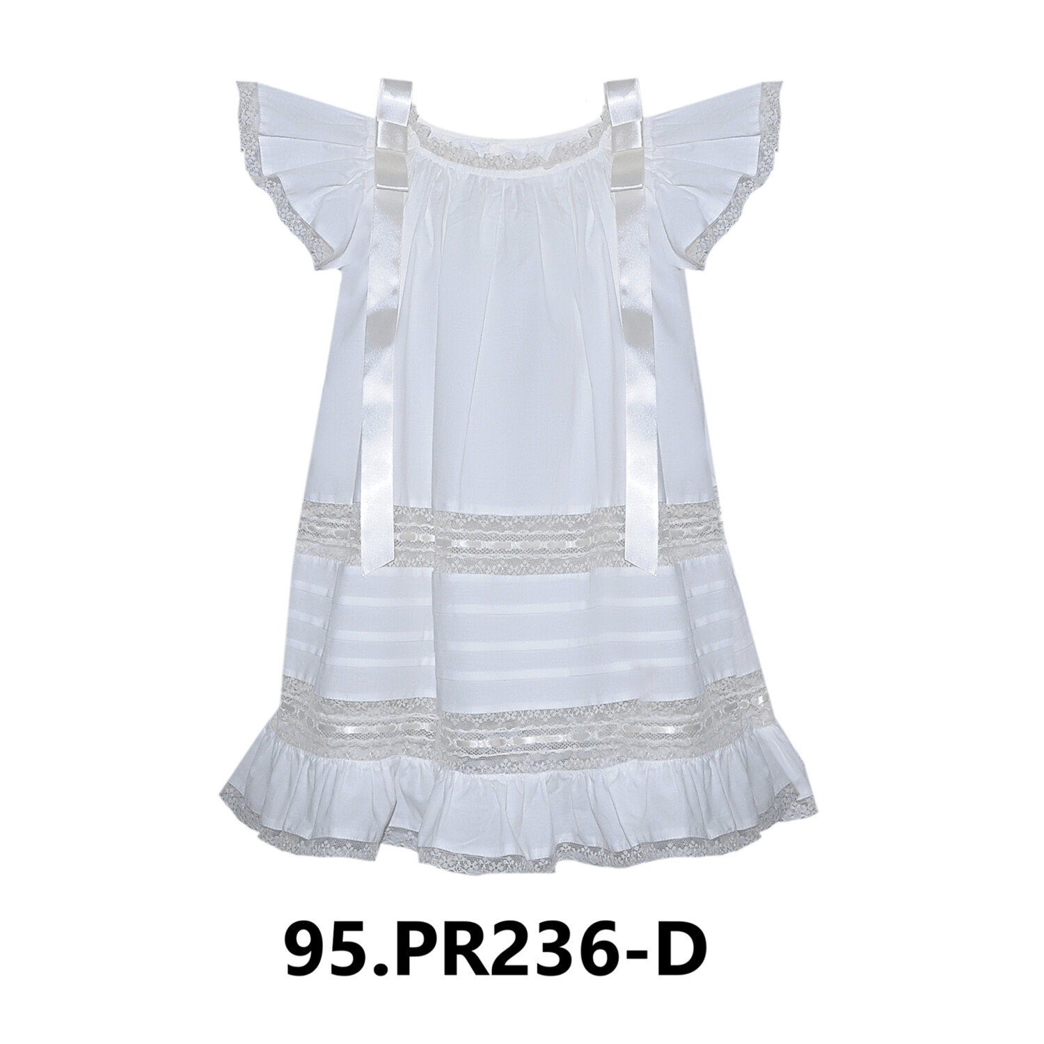 Nora Dress in Ivory