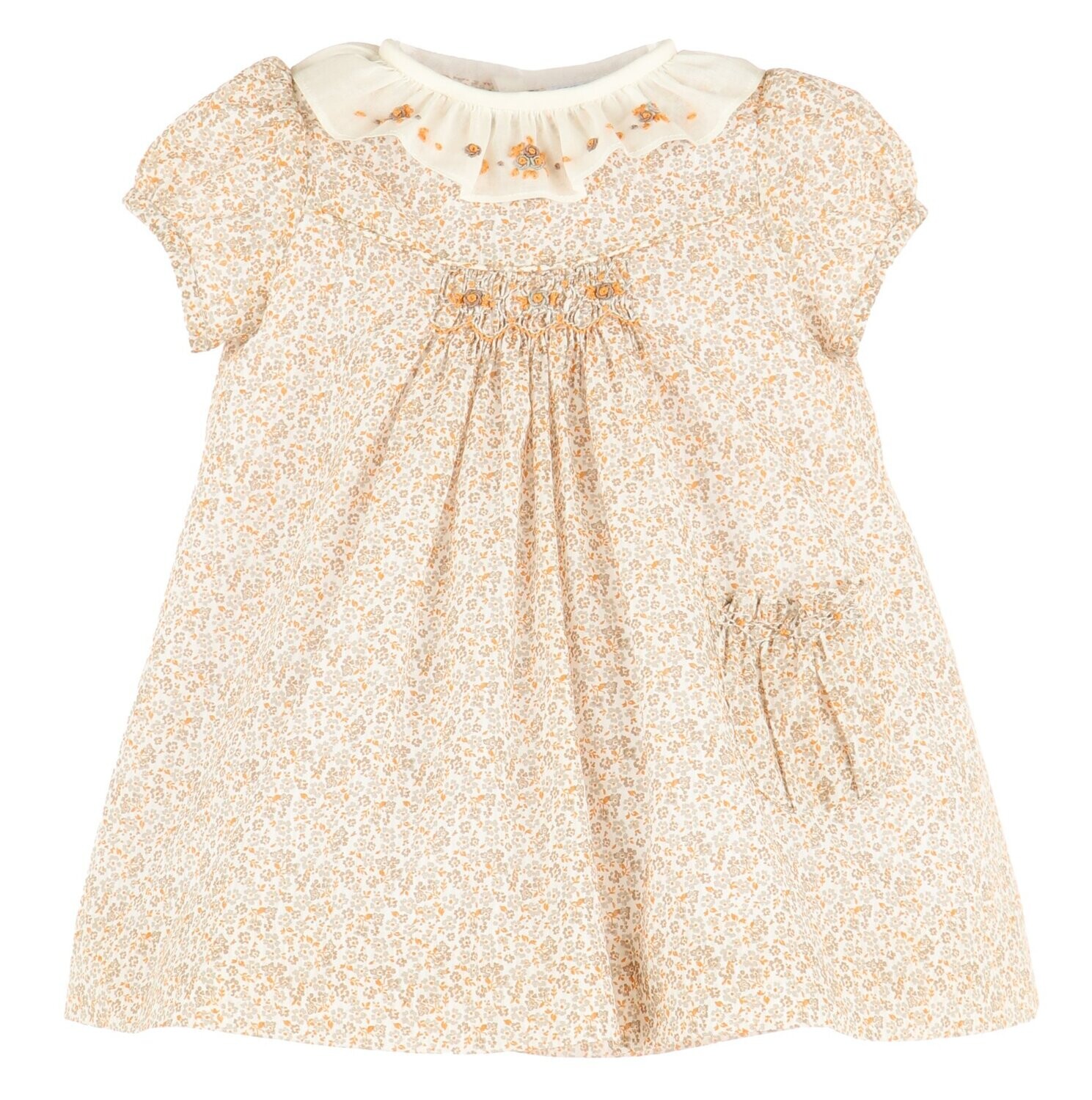 Honey Yellow Smock Dress