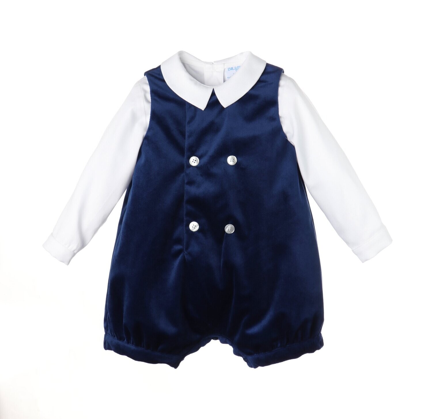 Navy Deluxe Velvet Boy Roper -