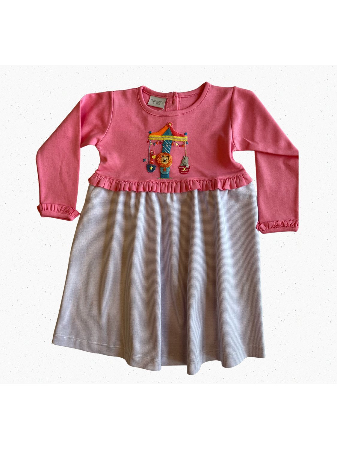 Carousel Friends Dress with Ruffle