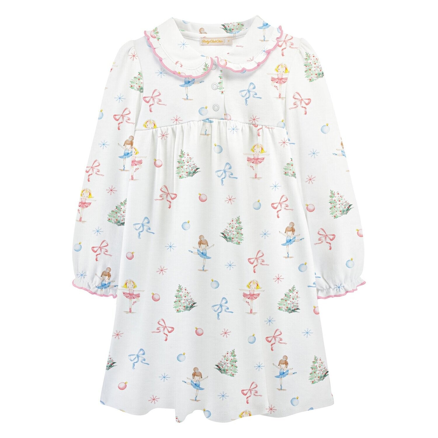 Nutcracker Ballet Kid Dress With Collar