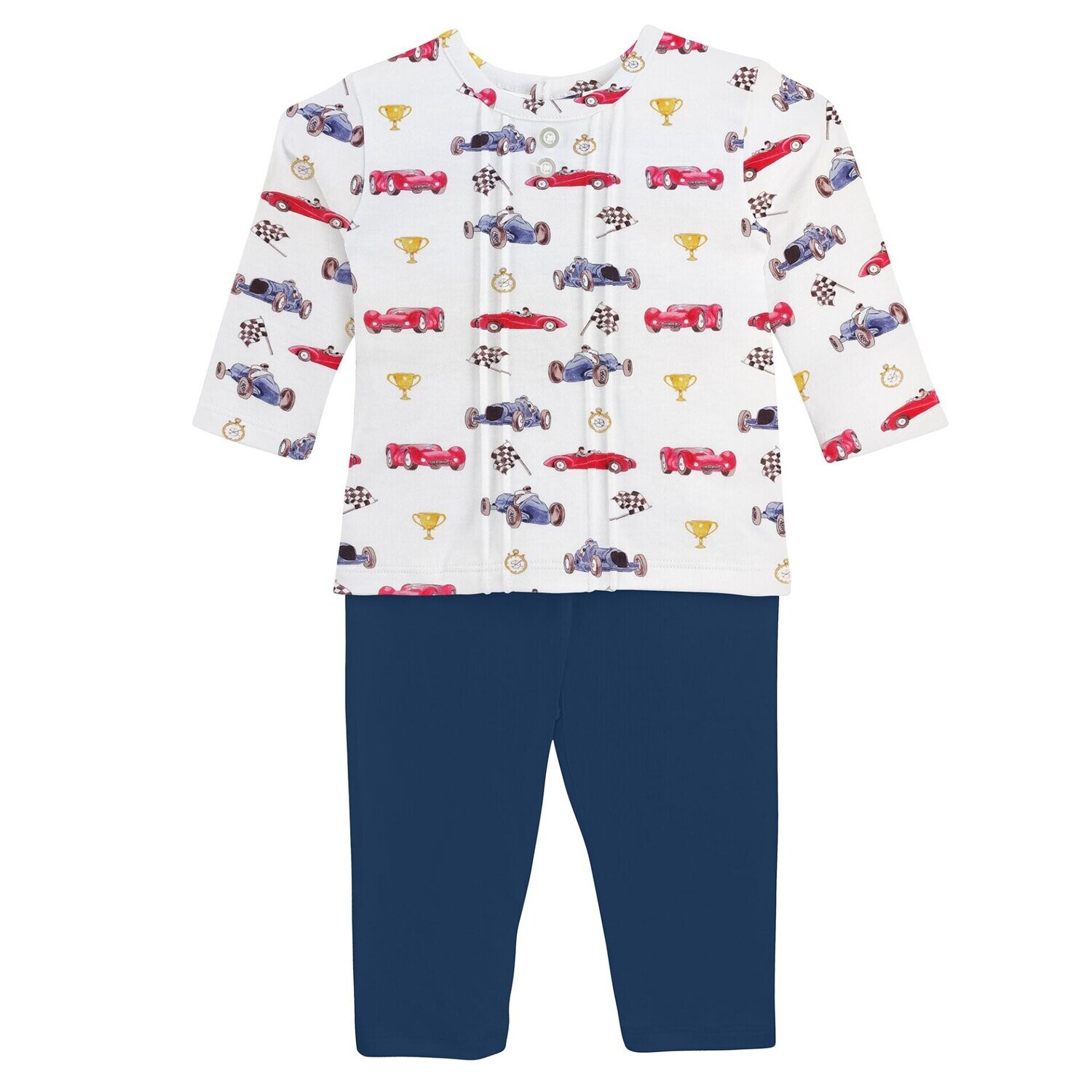Vintage Racing Cars Tee and Pant Set
