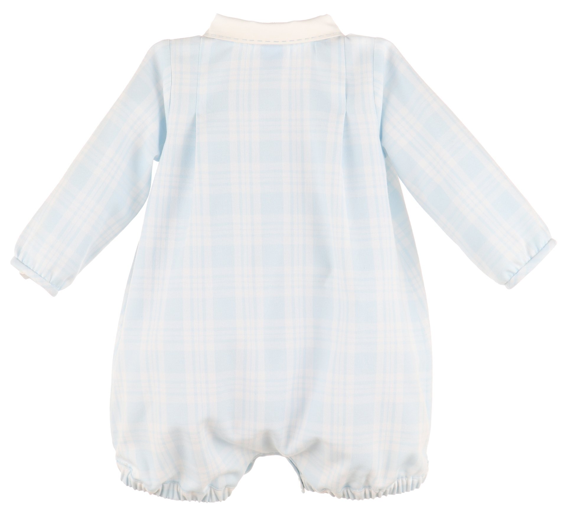 Blue & White Plaid Bubble