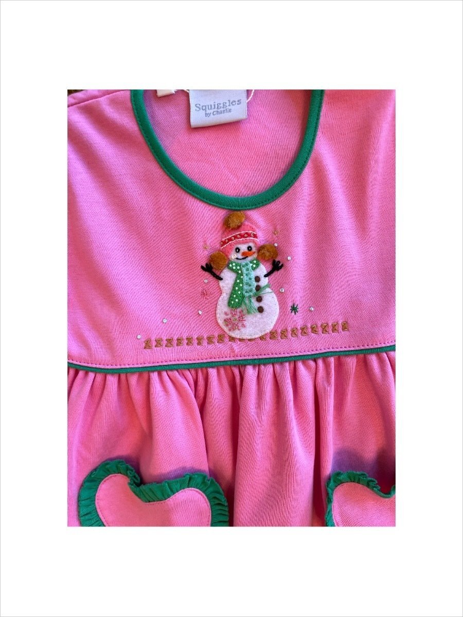 Suzy Snow Girl L/S Popover Dress