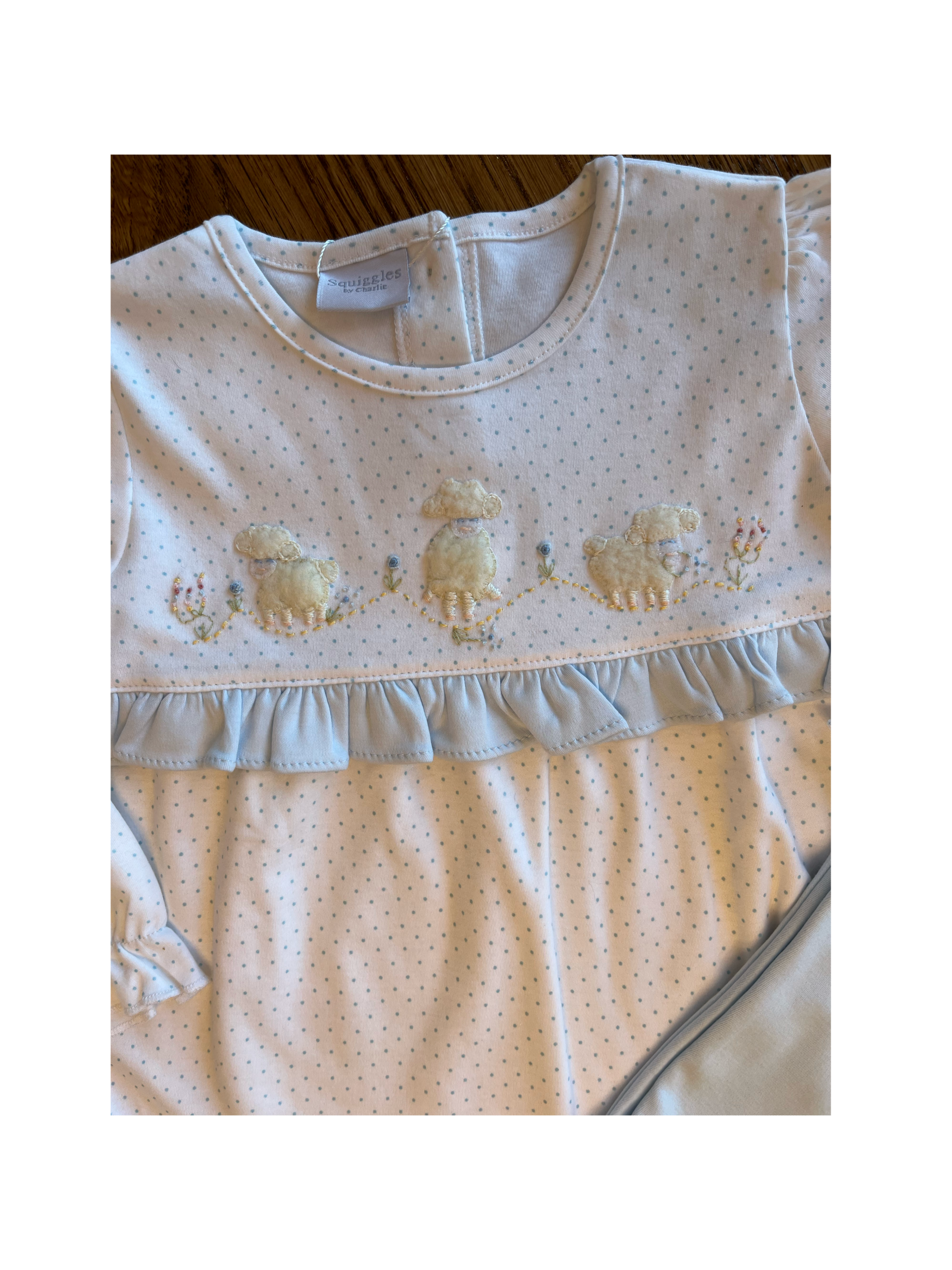 3 Lambs Set with Ruffles