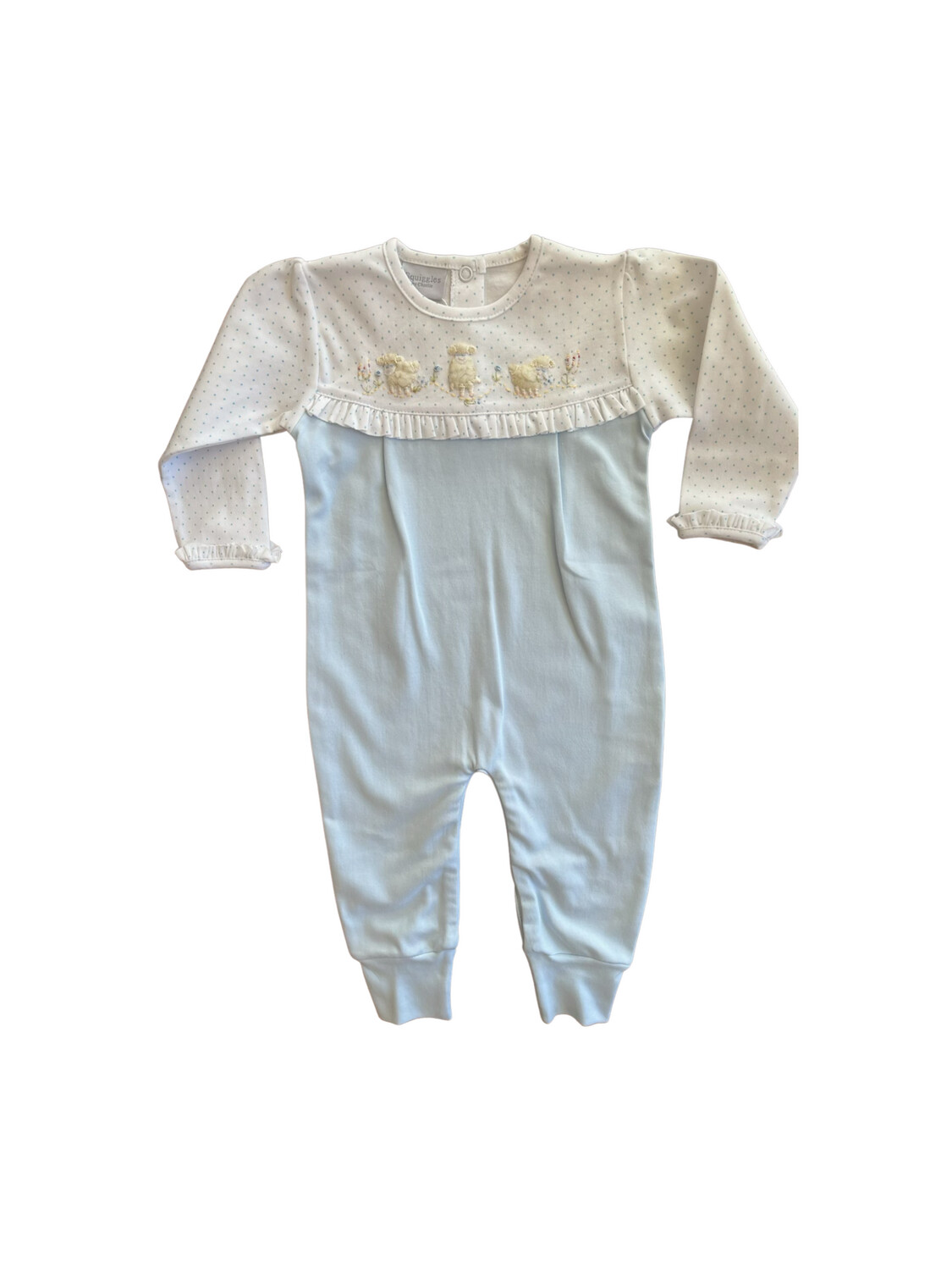 3 Lambs Coverall with Ruffles