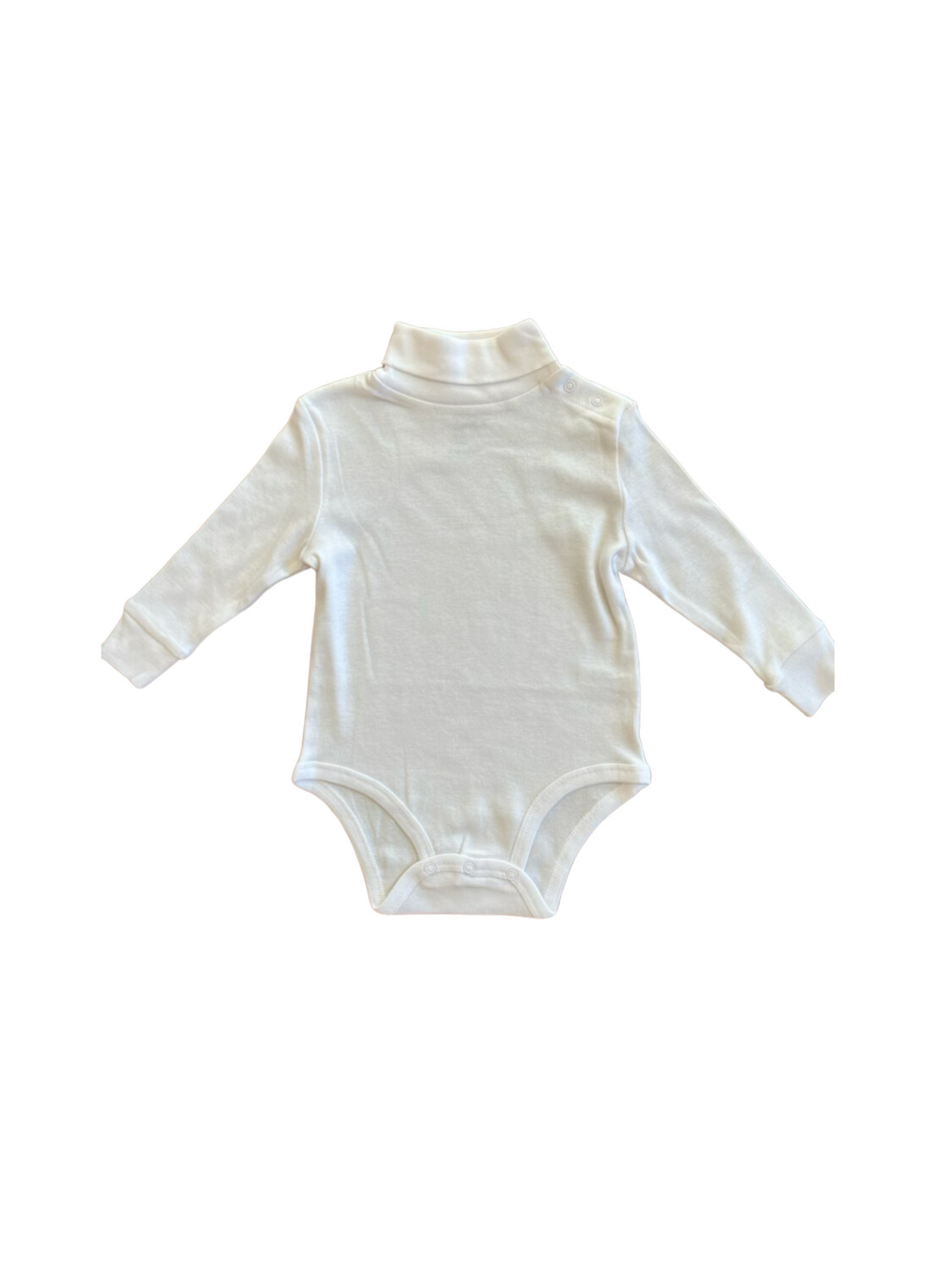 Basic Turtleneck Bodysuit - Off White