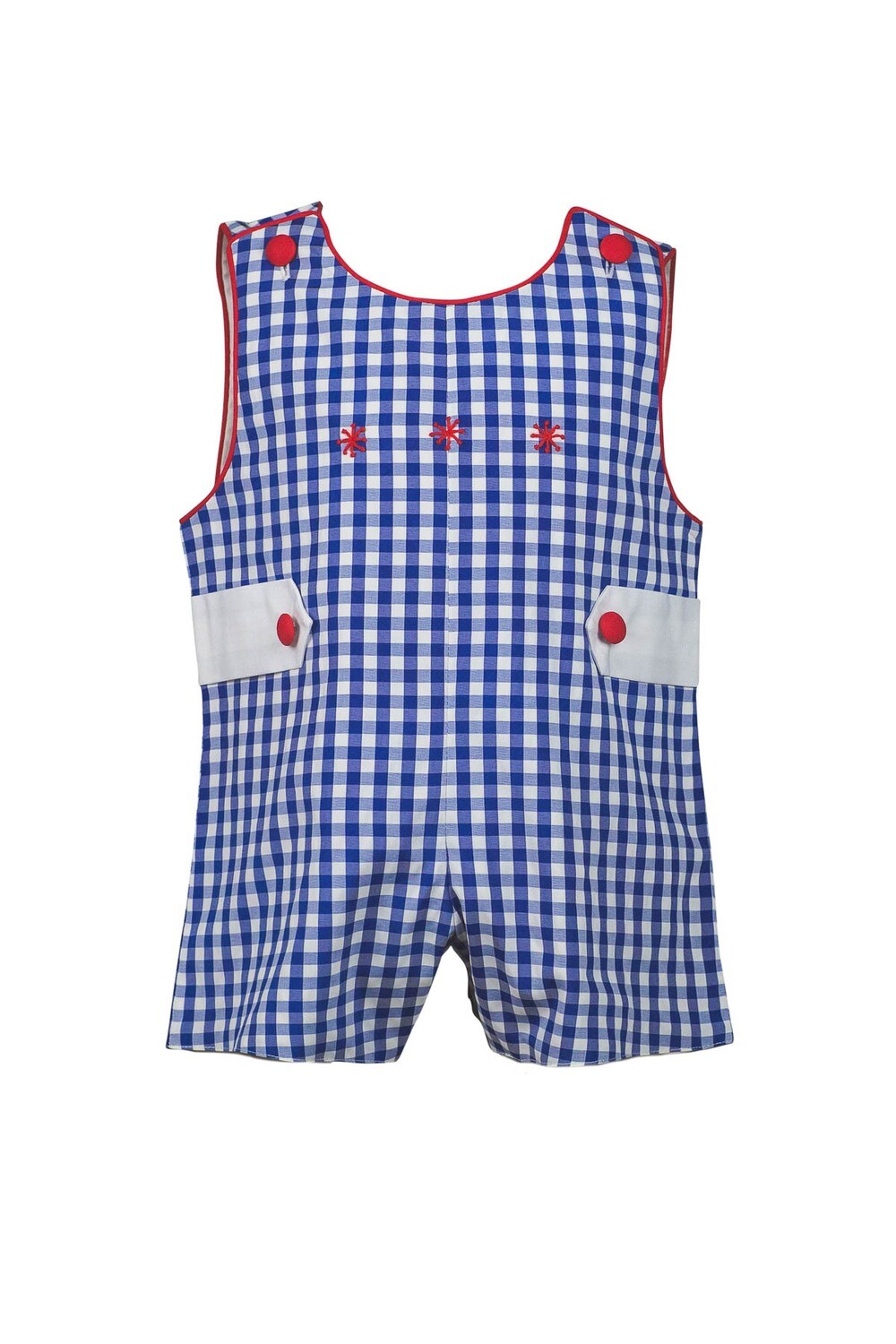 FIREWORKS BLUE & WHITE CHECKED JON JON