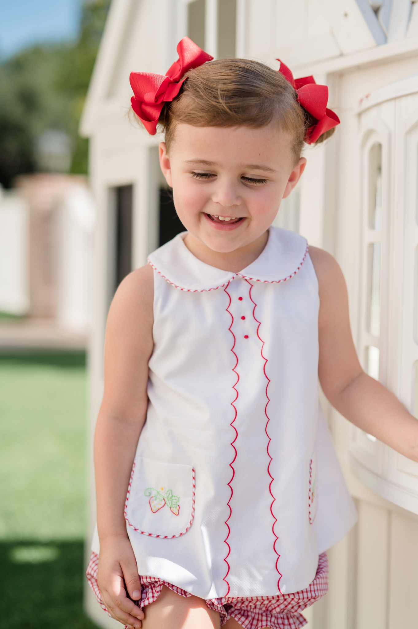 WILD STRAWBERRY BLOOMER SET