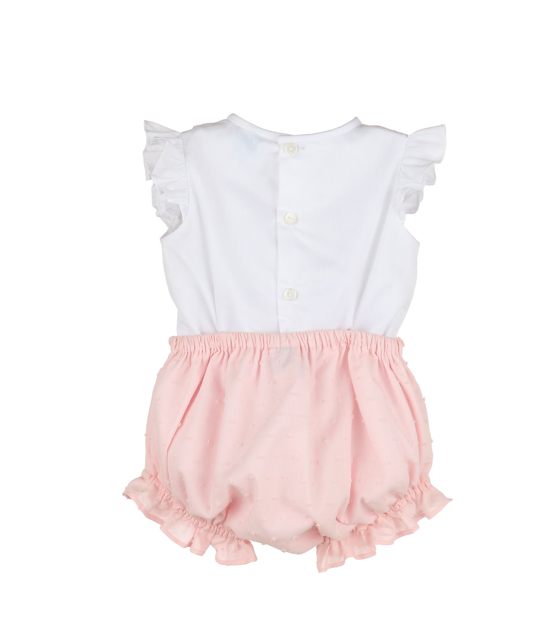 PINE & WHITE SWISS DOT BUBBLE