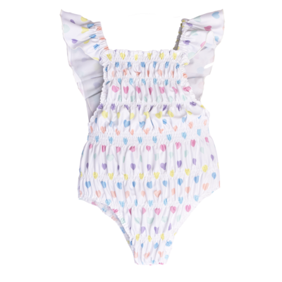 Funny Hearts Frilled Swimsuit