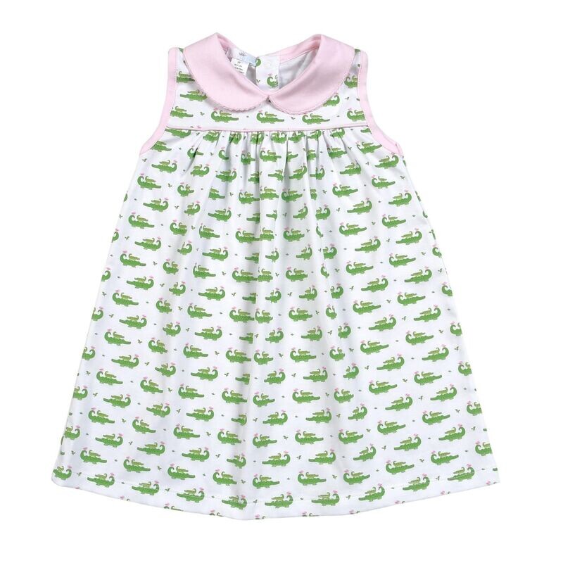 Pink Alligator Dress