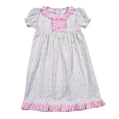 Pink Easter Bunnies Gown