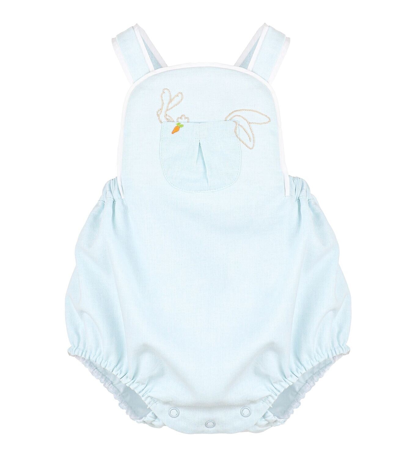 Aqua Pocket Bunnies Sunsuit