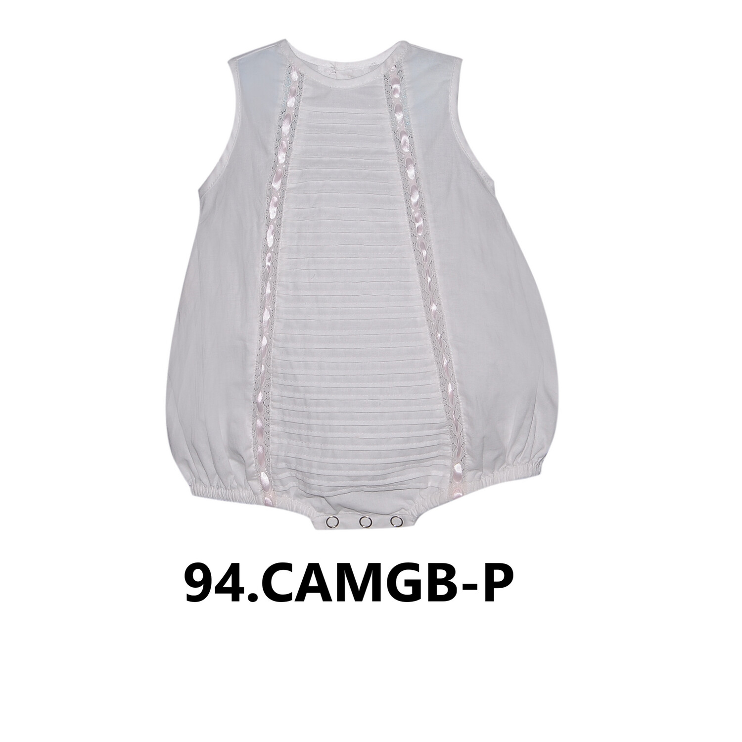 White Cameron Girl Bubble Pink