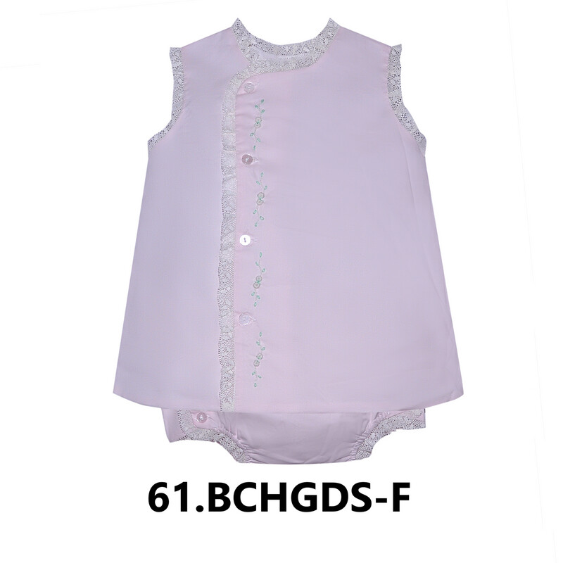 Pink Blanche Girl Diaper Set