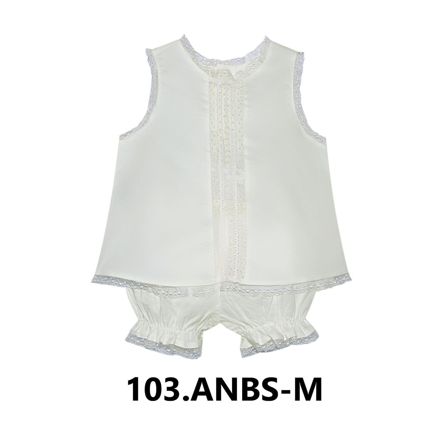 Ivory Anna Bloomer Set