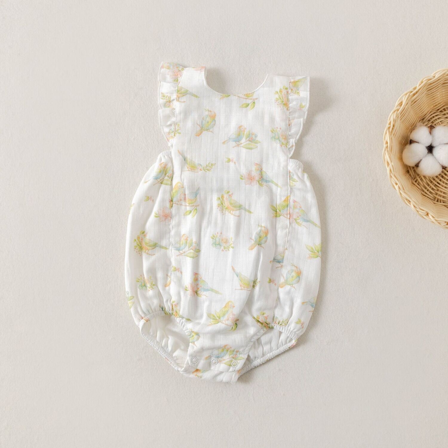 Tweethearts Organic Muslin Sunsuit