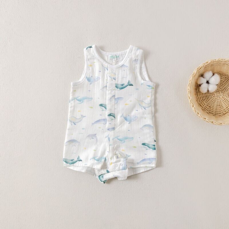 Under The Sea Organic Muslin Shortall