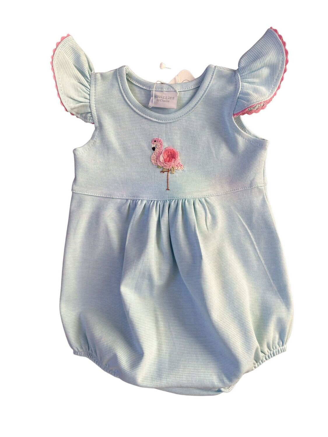 Twiggy Yoked Bubble with Ric Rac sleeves