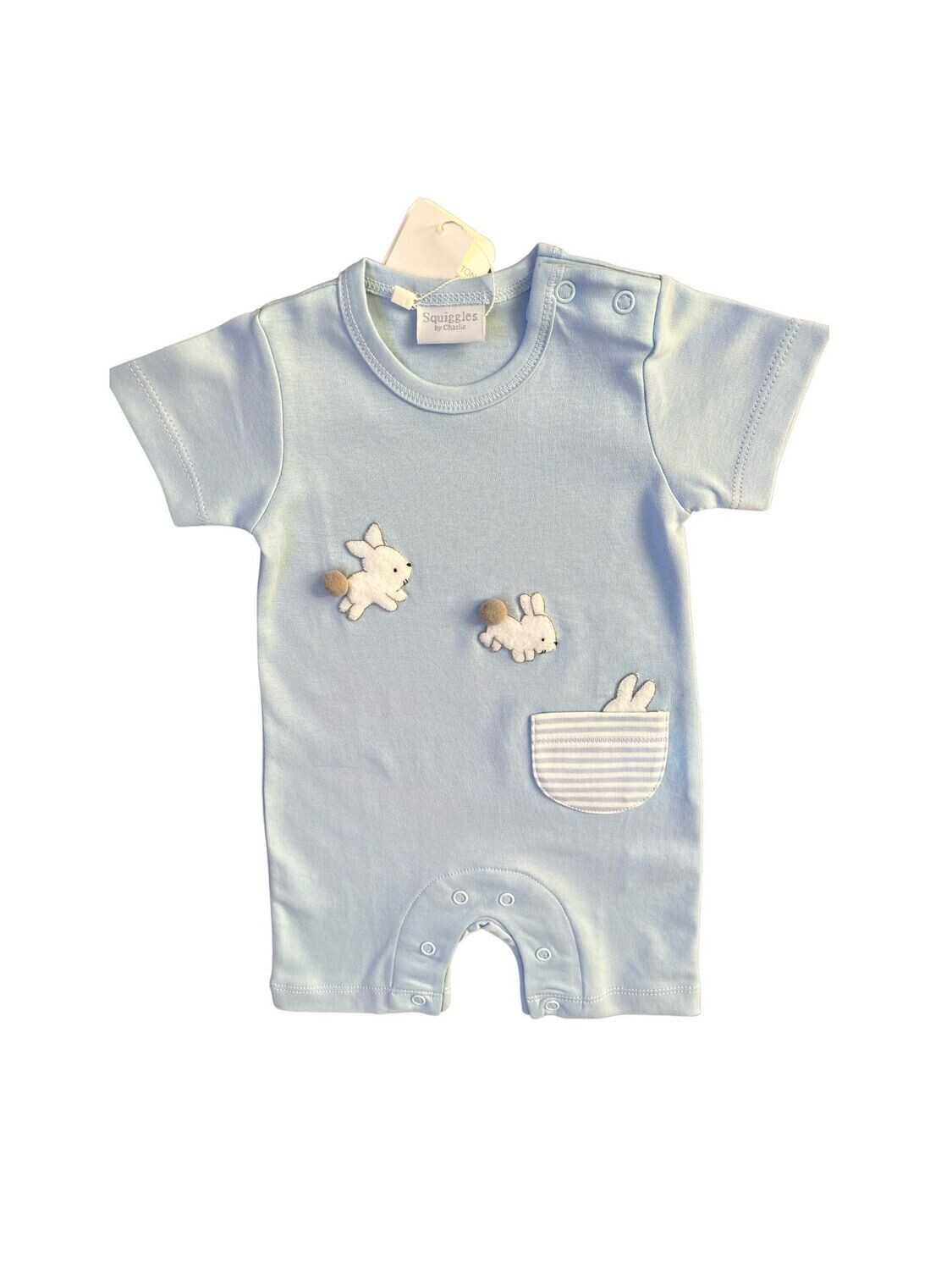 Bunny Hop Romper with One Pocket