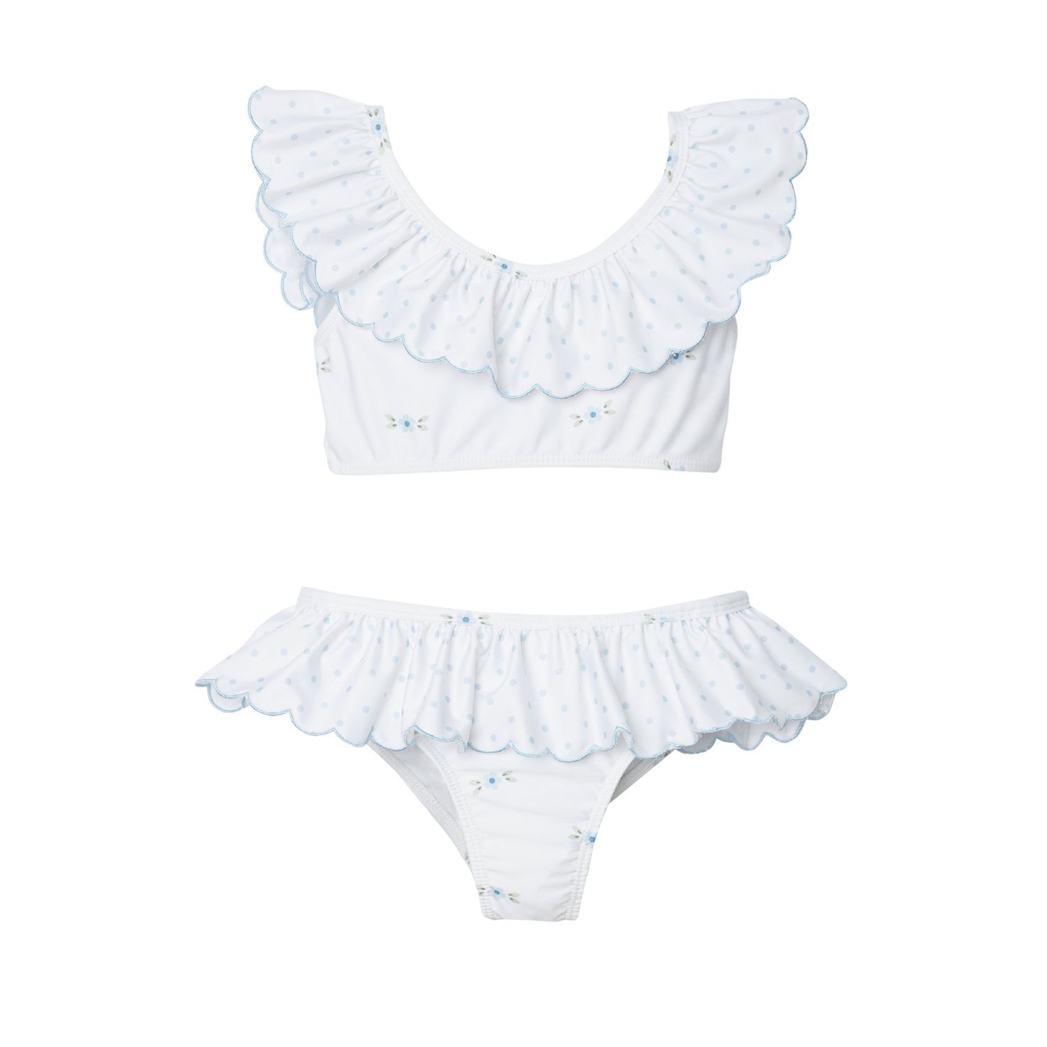 Blue Blossoms Bikini