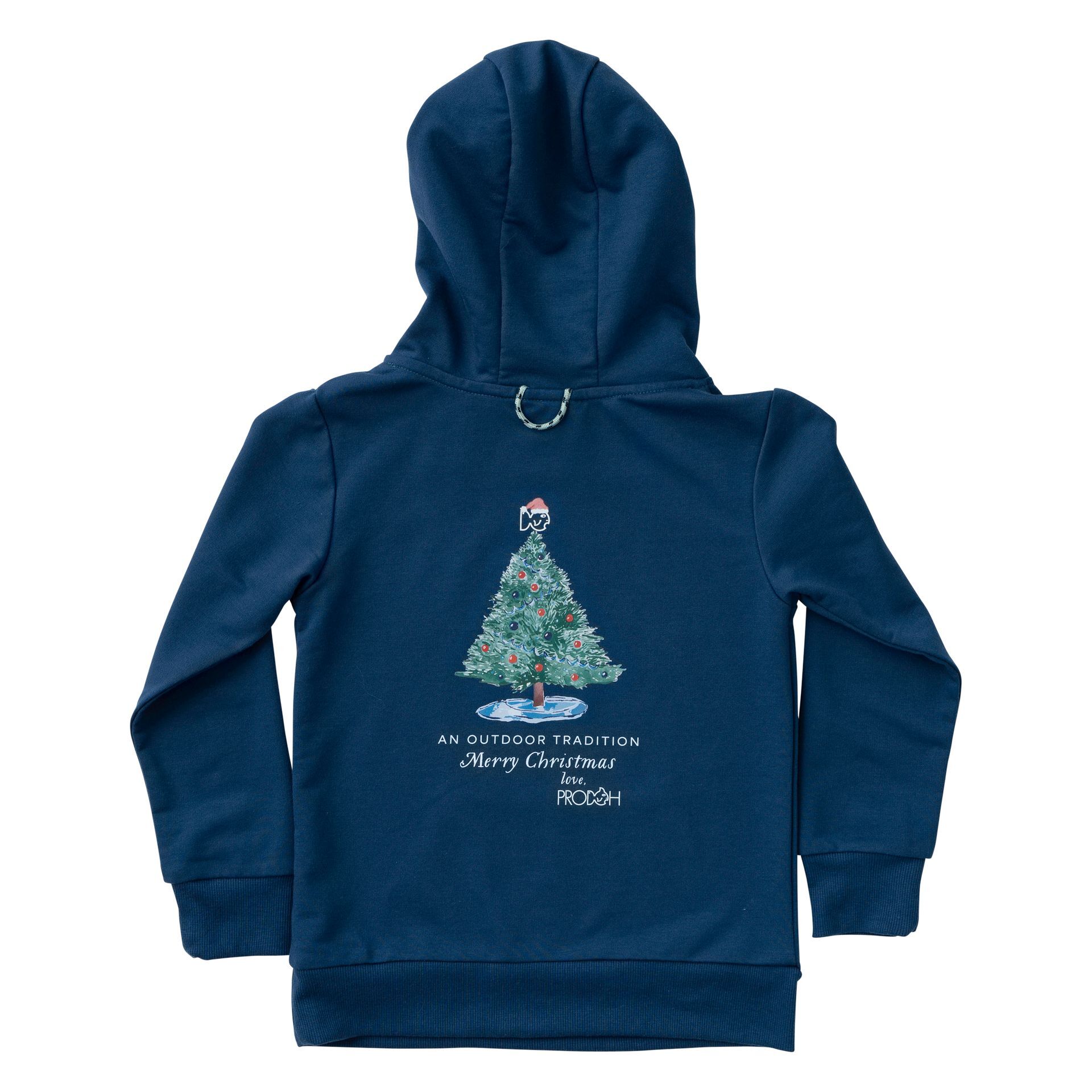 Spinnerbait Hoodie Sweatshirt Christmas Tree - Navy
